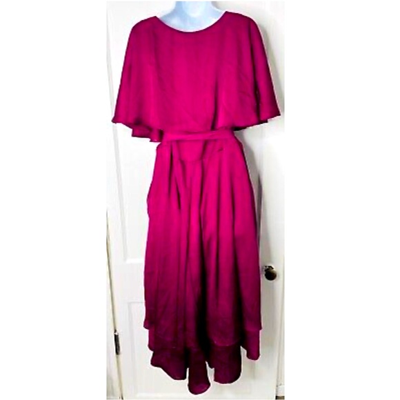 300. Venus high-low wrap dress - Picture 2 of 6